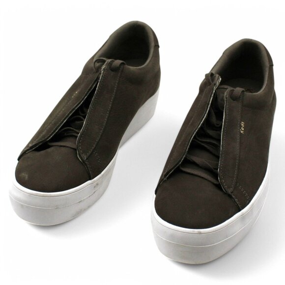 Keds Rise Metro Nubuck Women 10 Olive - Picture 5 of 7